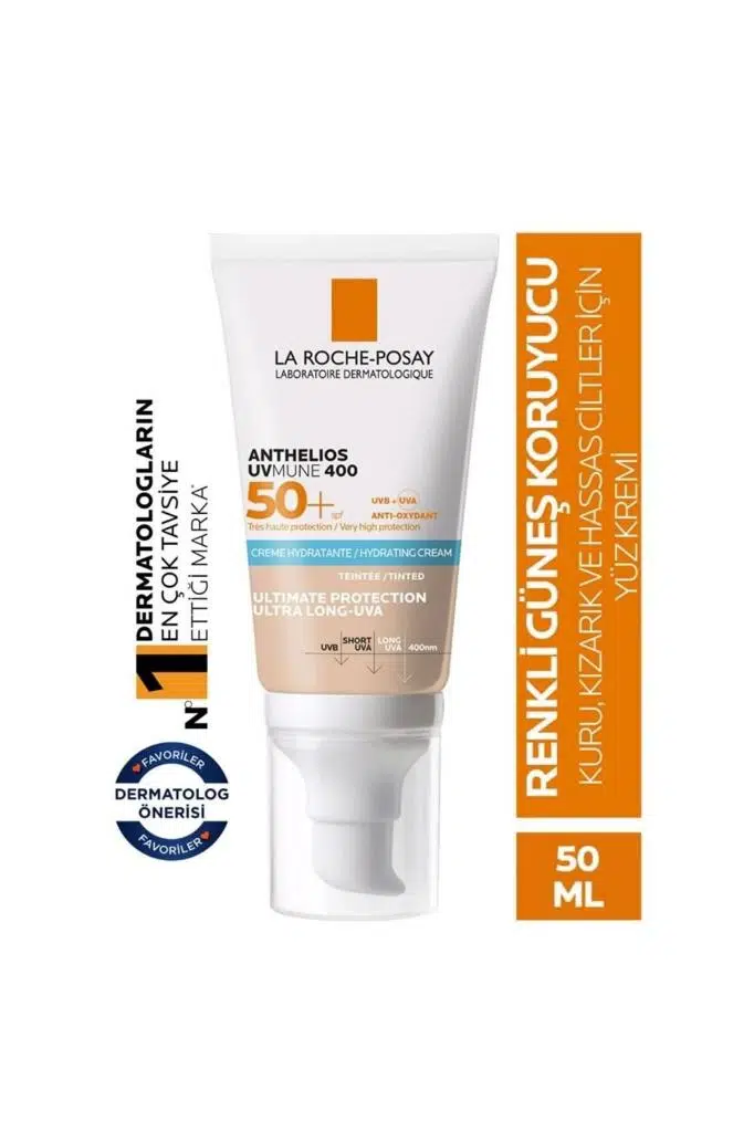 ANTHELIOS UVMUNE HYDRATING RENKLİ GÜNEŞ KREMİ SPF50+ 50 ML